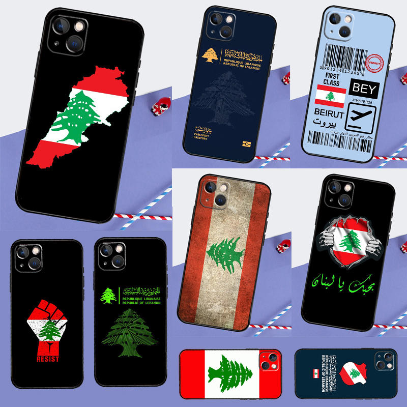 Phone Cases Lebanon - Custodia per telefono bandiera libano per
