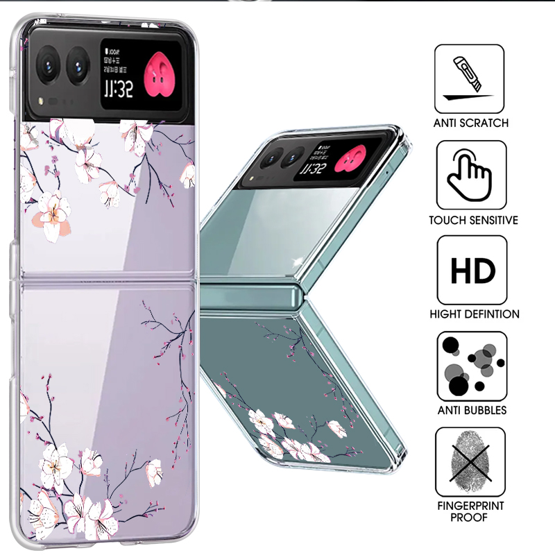 Phone Cases Transparent - Custodia per telefono con motivo fiori