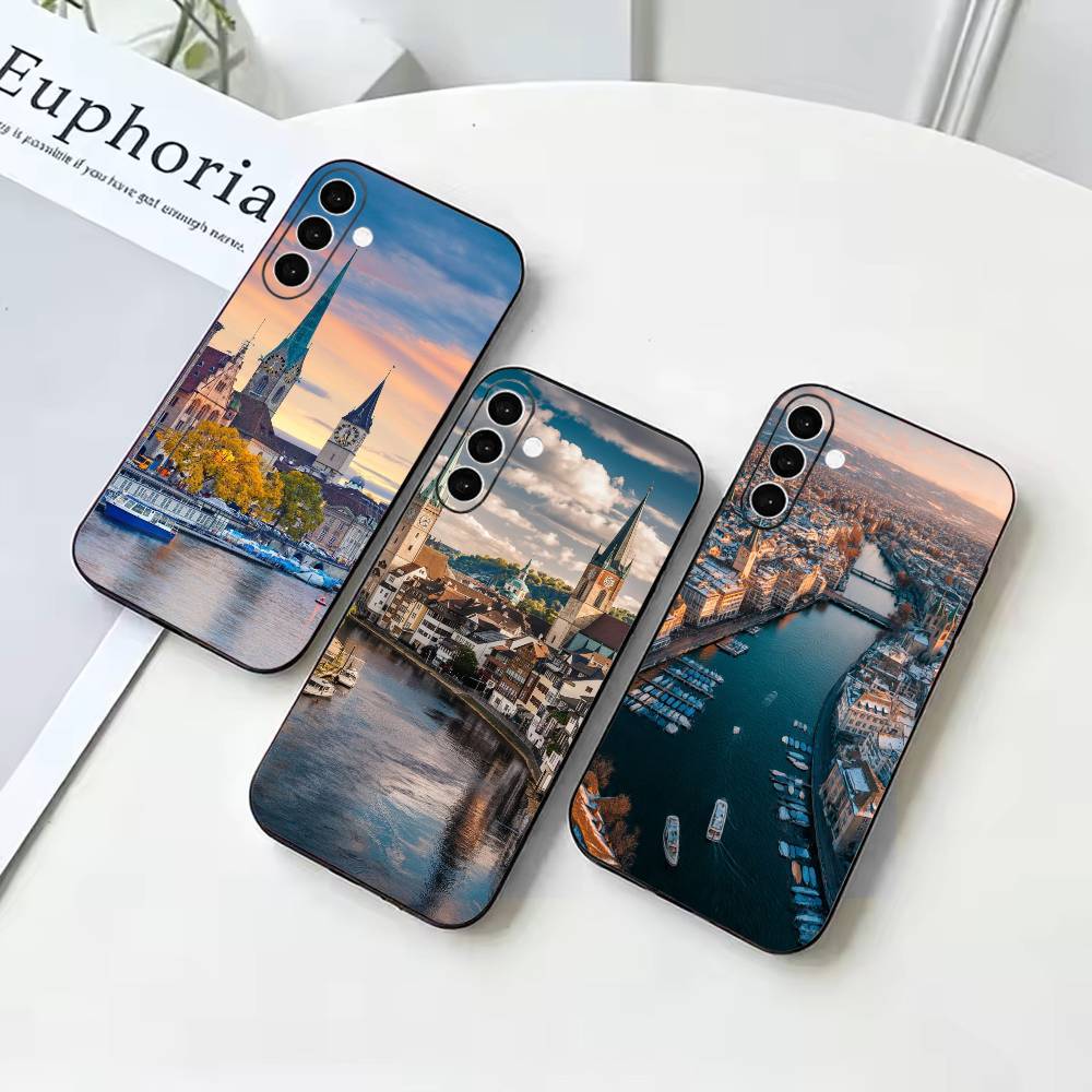 Zurich Phone Cases - Custodia per telefono in morbido silicone