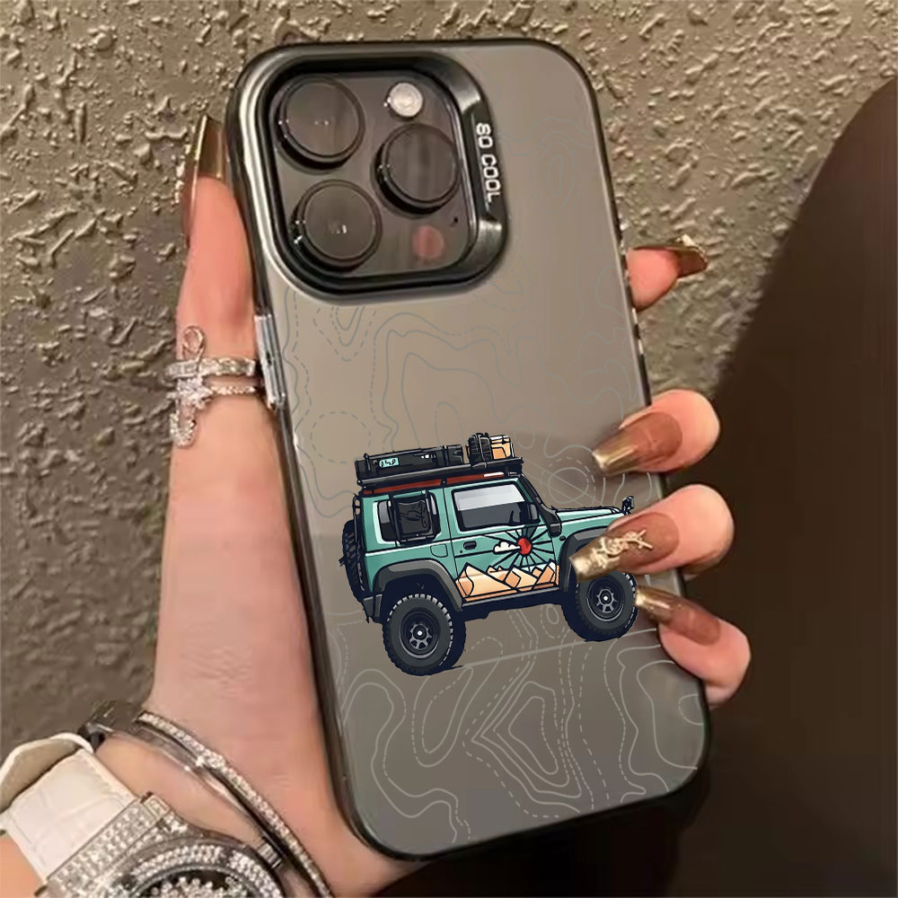 Phone Cases Hard - Custodia Rigida Anti-Graffio con Motivo Auto