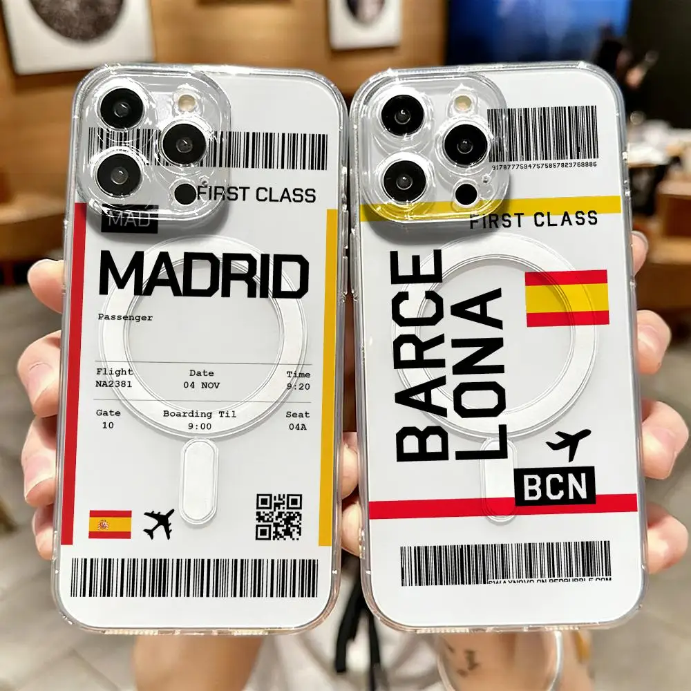 Phone Cases Transparent - Custodia per iPhone 17 16 15