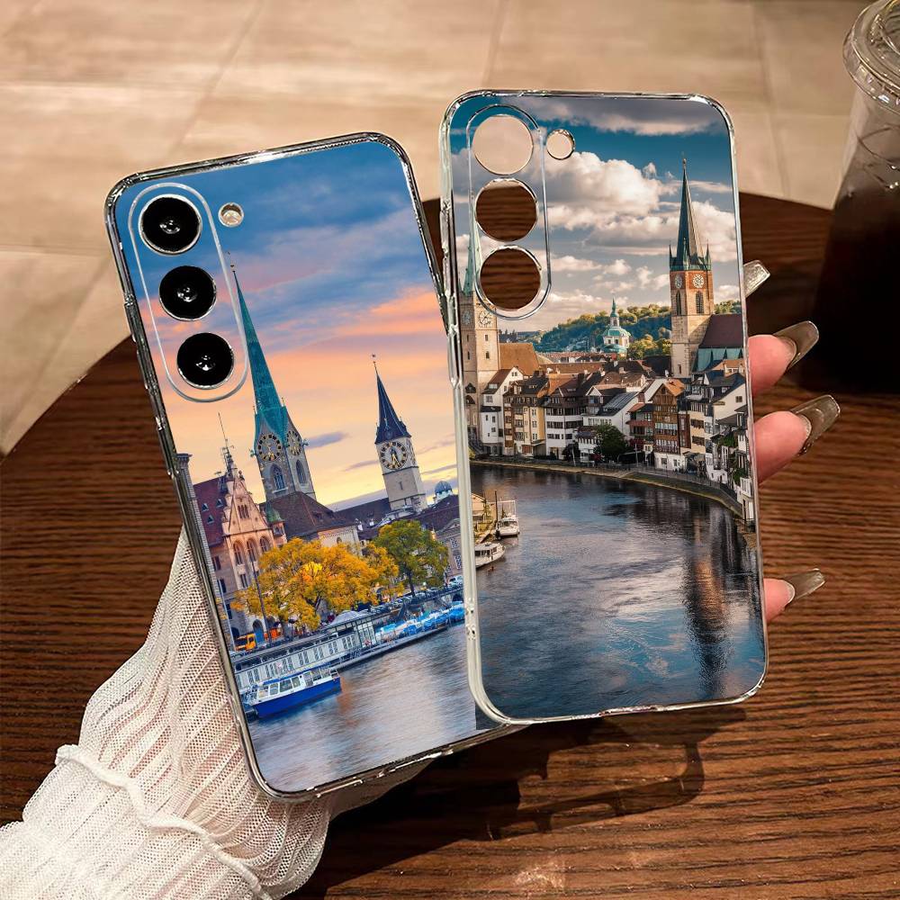 Zurich Phone Cases - Cover trasparente per telefono ispirata a