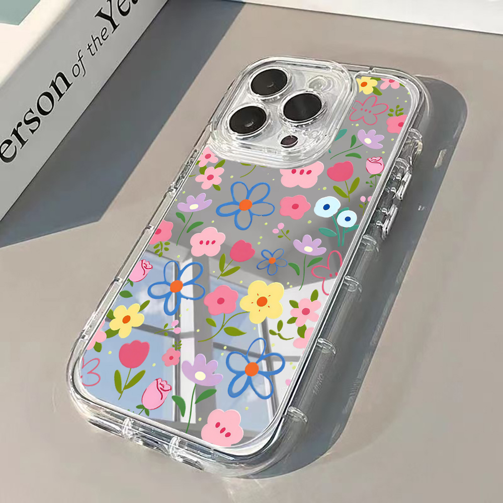 Phone Cases Bulk - Custodia Morbida Floreale Stile Coreano Ins