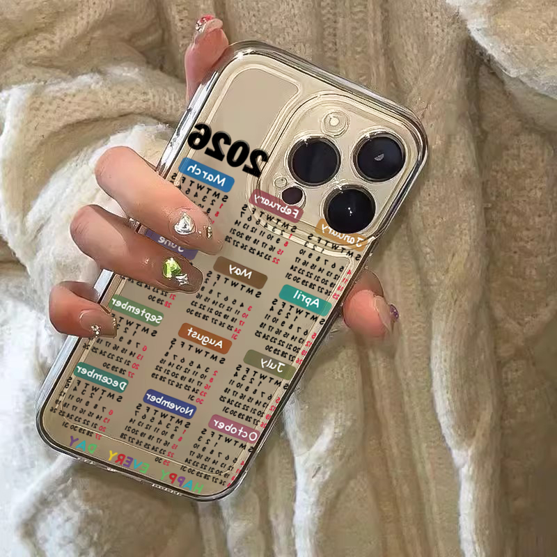 2026 Calendario Luce Solare Pi - Phone Cases Transparent recensione e prezzo