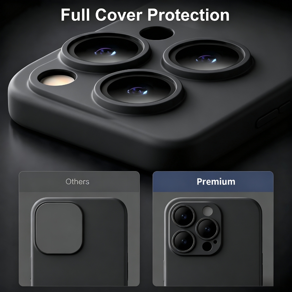 Custodia Morbida Nera Anti-Cad - Phone Cases Bulk recensione e prezzo