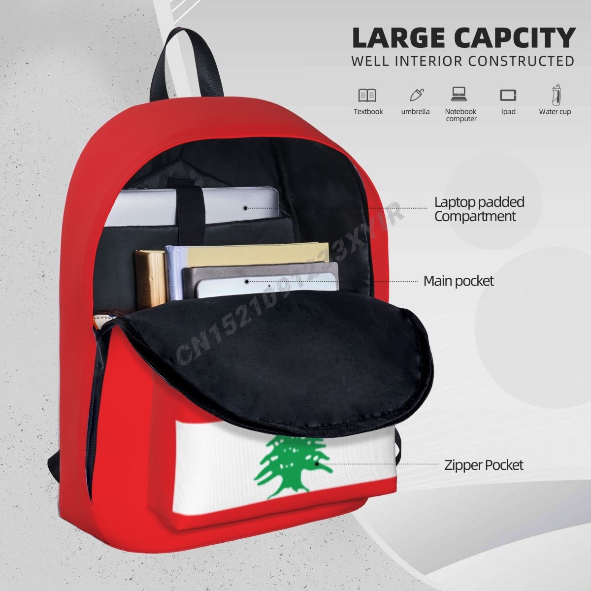 Zaino unisex Bandiera del Liba - Phone Cases Lebanon recensione e prezzo